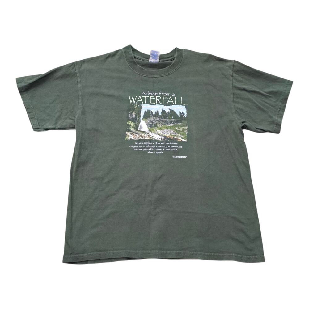 Gildan Advice From a Waterfall Graphic T-Shirt